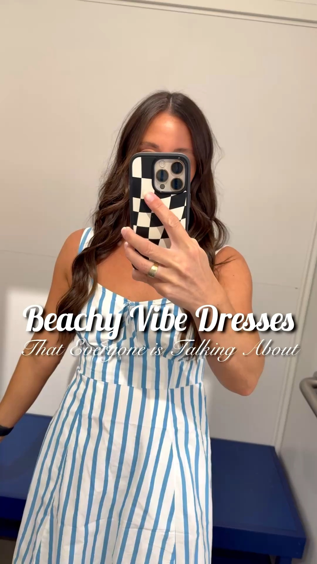 This is the dress everyone is adding to cart right now 🩵

Still looking for a last-minute Easter dress? This is your easiest YES.

The stripe trend is everywhere this season—but this one actually does something for your shape 🙌🏼
Lightweight, flowy, and zero cling… the kind of dress you throw on and instantly feel put together (even on a rushed morning).

Why this one wins:
✔ relaxed, flattering fit (no midsection cling)
✔ breathable + comfortable all day
✔ looks styled with zero effort

This is the one you’ll reach for on repeat, Easter, church, family photos, brunch, vacations… all of it 🤍

Wearing size small
5’5” | 130 lbs
→ true to size, easy forgiving fit

Going fast already, if you see your size, don’t wait 🛒✨

#LTKootd #LTKSaleAlert #LTKOver40