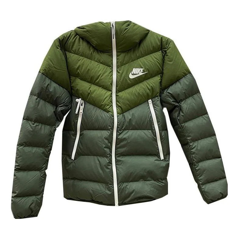 Nike puffer jacket 'Olive Green' DV0754-326 | KICKS CREW