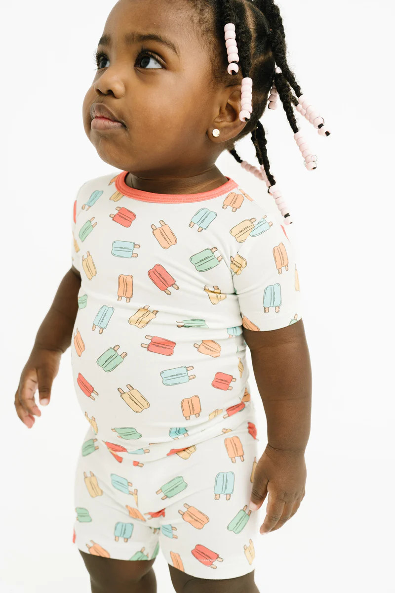 Summer Popsicles Bamboo Shorts Set | Little One Shop Co