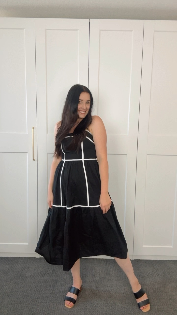 Check out this black summer maxi dress! Perfect for date night and so comfortable and light! The black and white are such a classic vibe!

#LTKParties #LTKSeasonal #LTKWedding