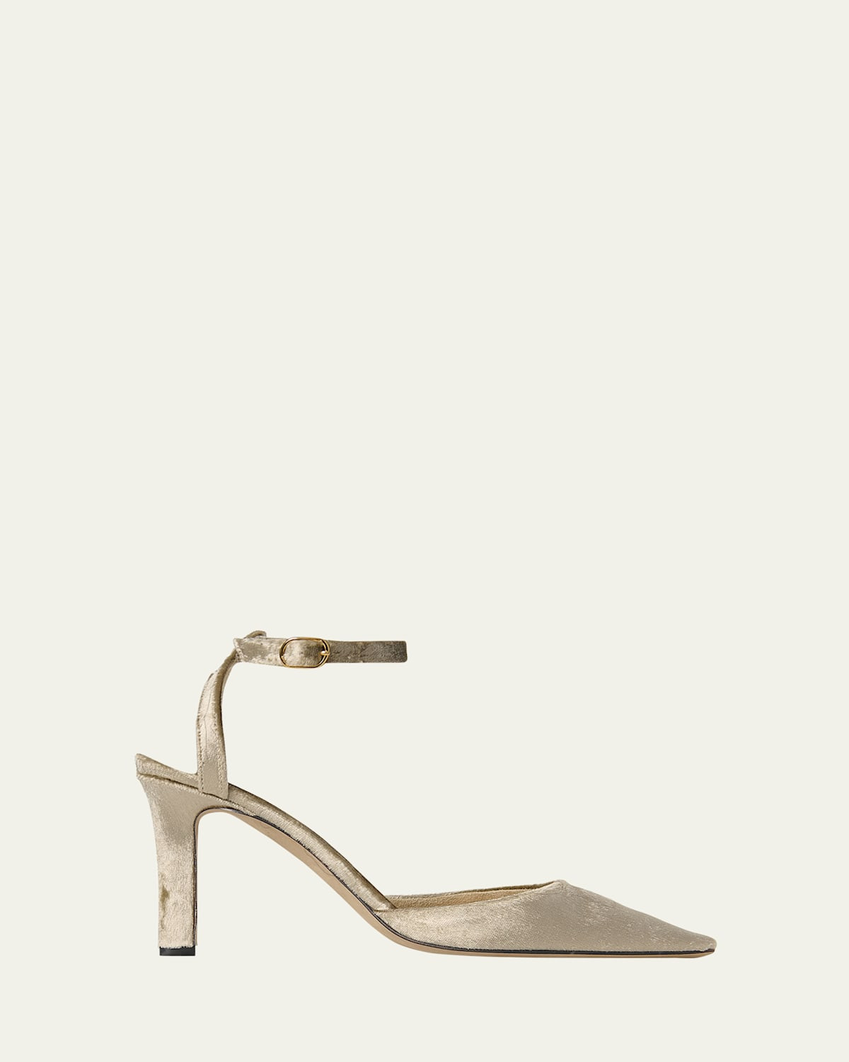 Carla Velvet Ankle-Strap Pumps | Bergdorf Goodman