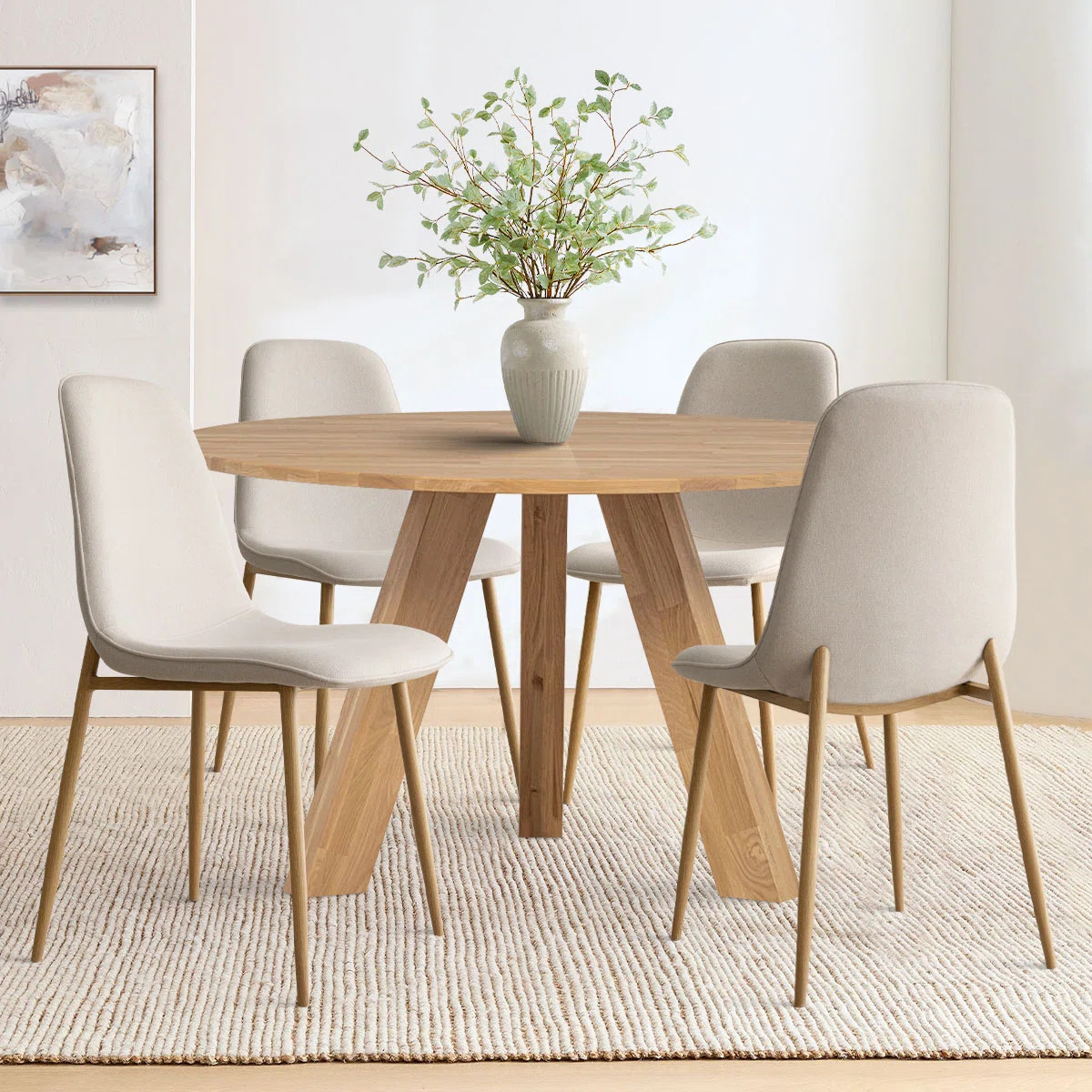 Folmar Upholstered Full Back Side Dining Chair (Set of 4) | Wayfair North America