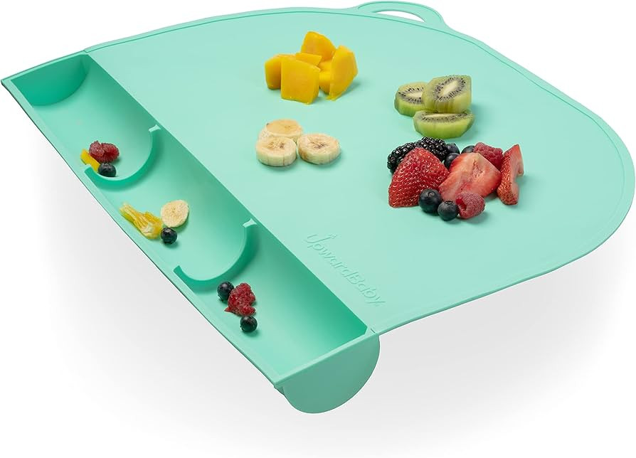 Upward Baby Silicone Placemats for Toddlers - Kids Placemats Wipeable, Silicone Mat for Baby Eati... | Amazon (US)