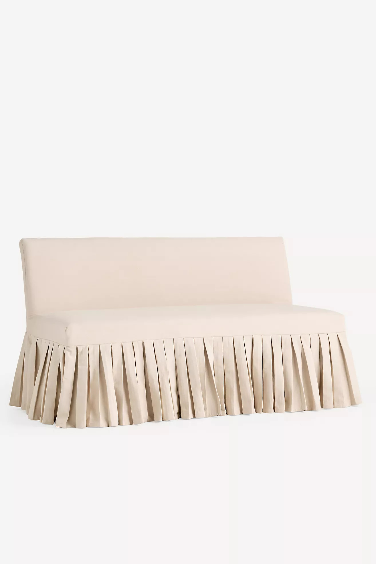 Layla Banquette Bench Ruffle Slipcover | Anthropologie (US)