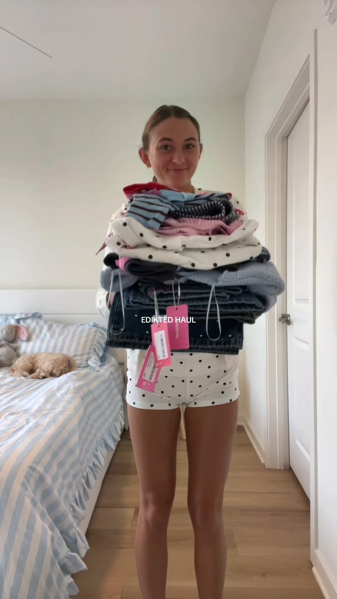 wearing a size Small in everything! 

