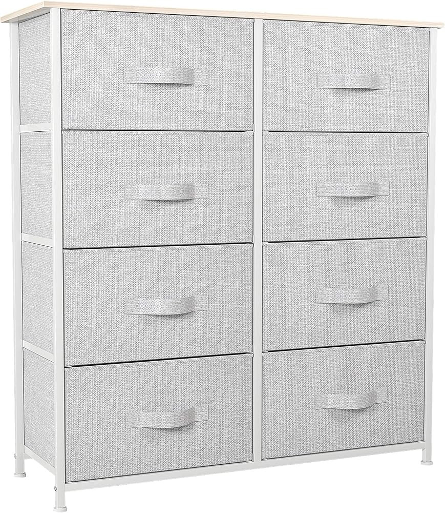 YITAHOME 8 Drawers Dresser - Fabric Storage Tower, Organizer Unit for Bedroom, Living Room & Clos... | Amazon (US)