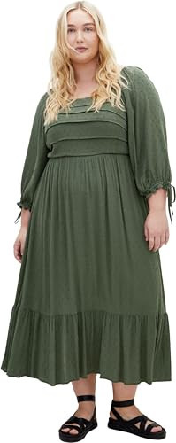 City Chic Women's Plus Size Ally Dress, Khaki, 20 | Amazon (US)