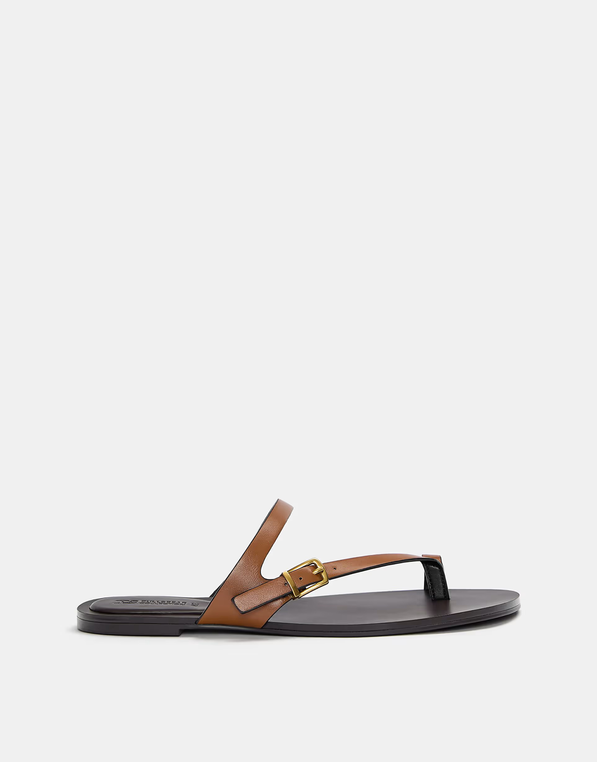 Pull&Bear strappy flat sandals in brown | ASOS (Global)