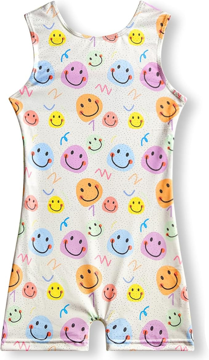 Gymnastics Leotards for Girls 2T 3T 4T 5T 6T 7T 8T Toddler Tumbling Outfit Biketard Unitard with ... | Amazon (US)