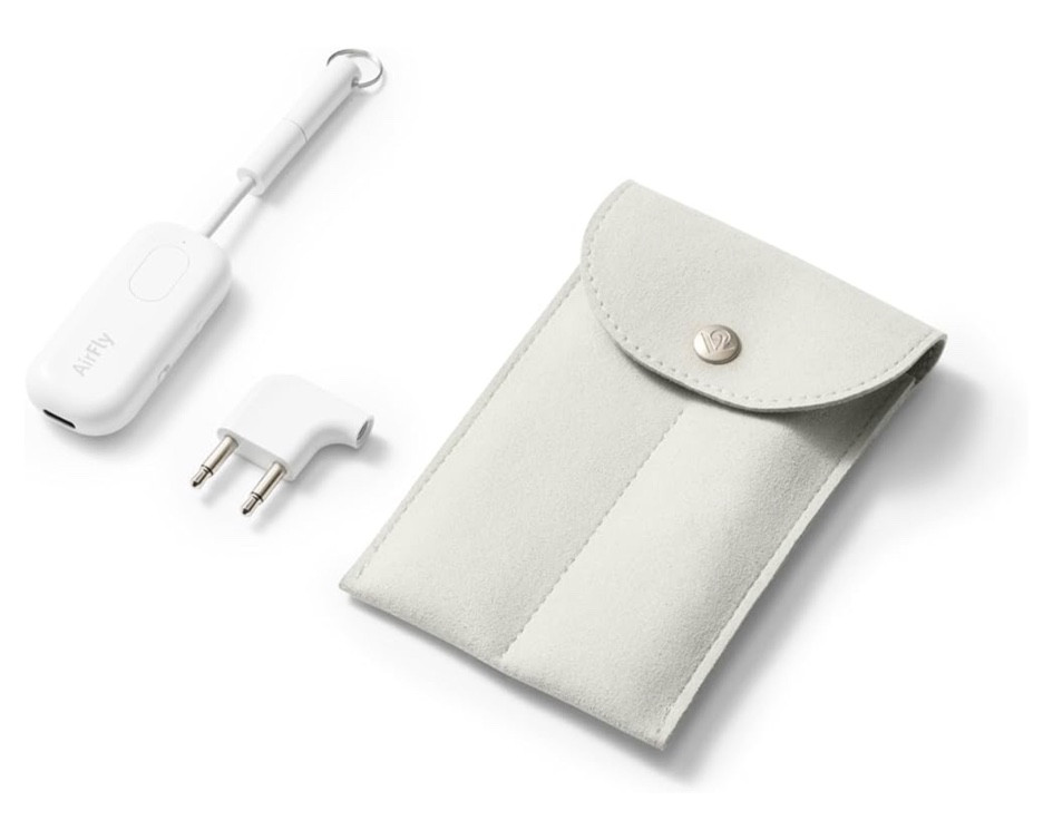 AirFly is great for connecting your own headphones to movies playing on flights! Connect audio with another person too and sync up movies or music! #airfly #airflyaudio #airpods #travel #travelessentials

#LTKTravel #LTKGiftGuide