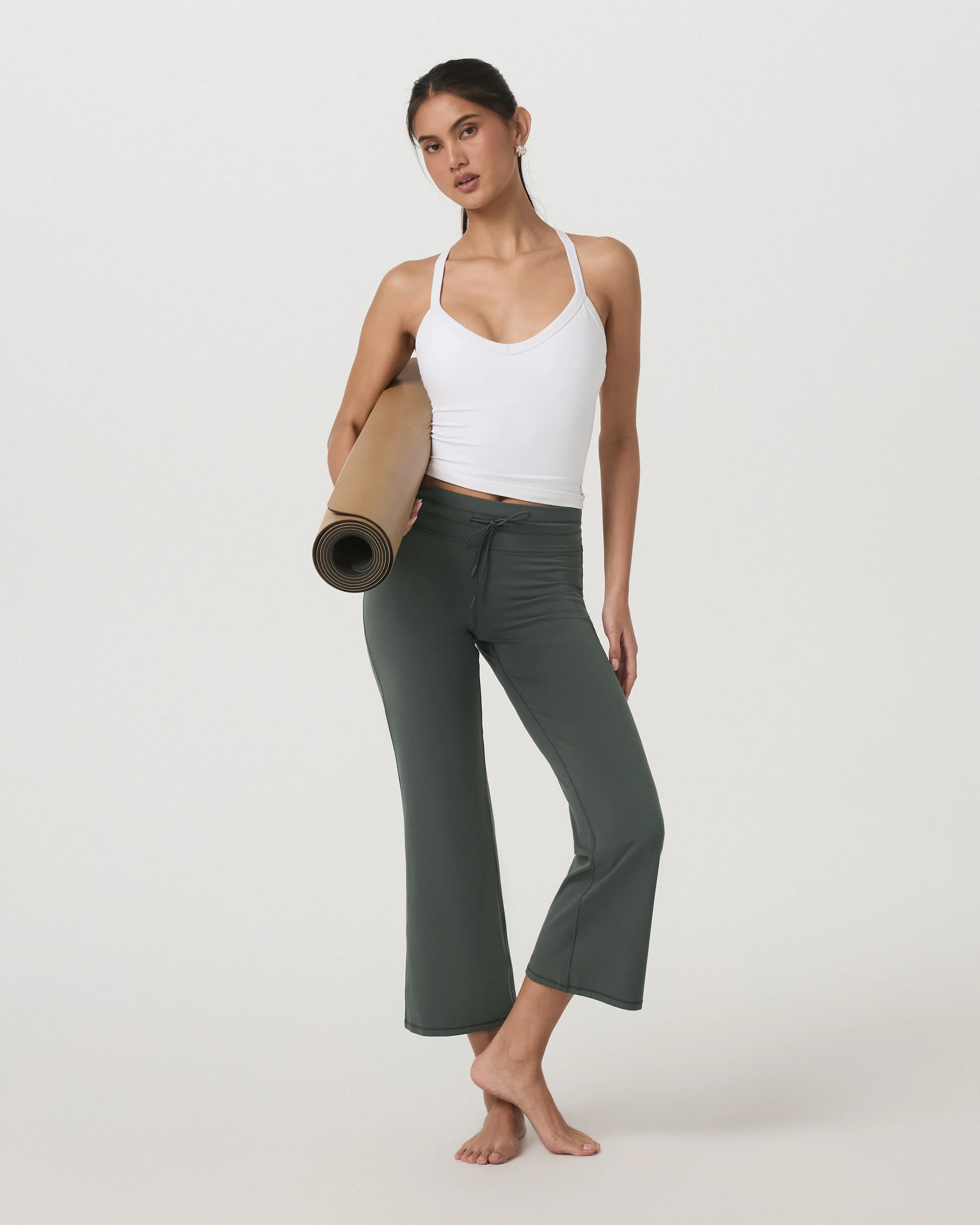 Vuori AllTheForm™ V Neck Tank | Women's White Fitness Tank Top | Vuori Clothing (US & Canada)