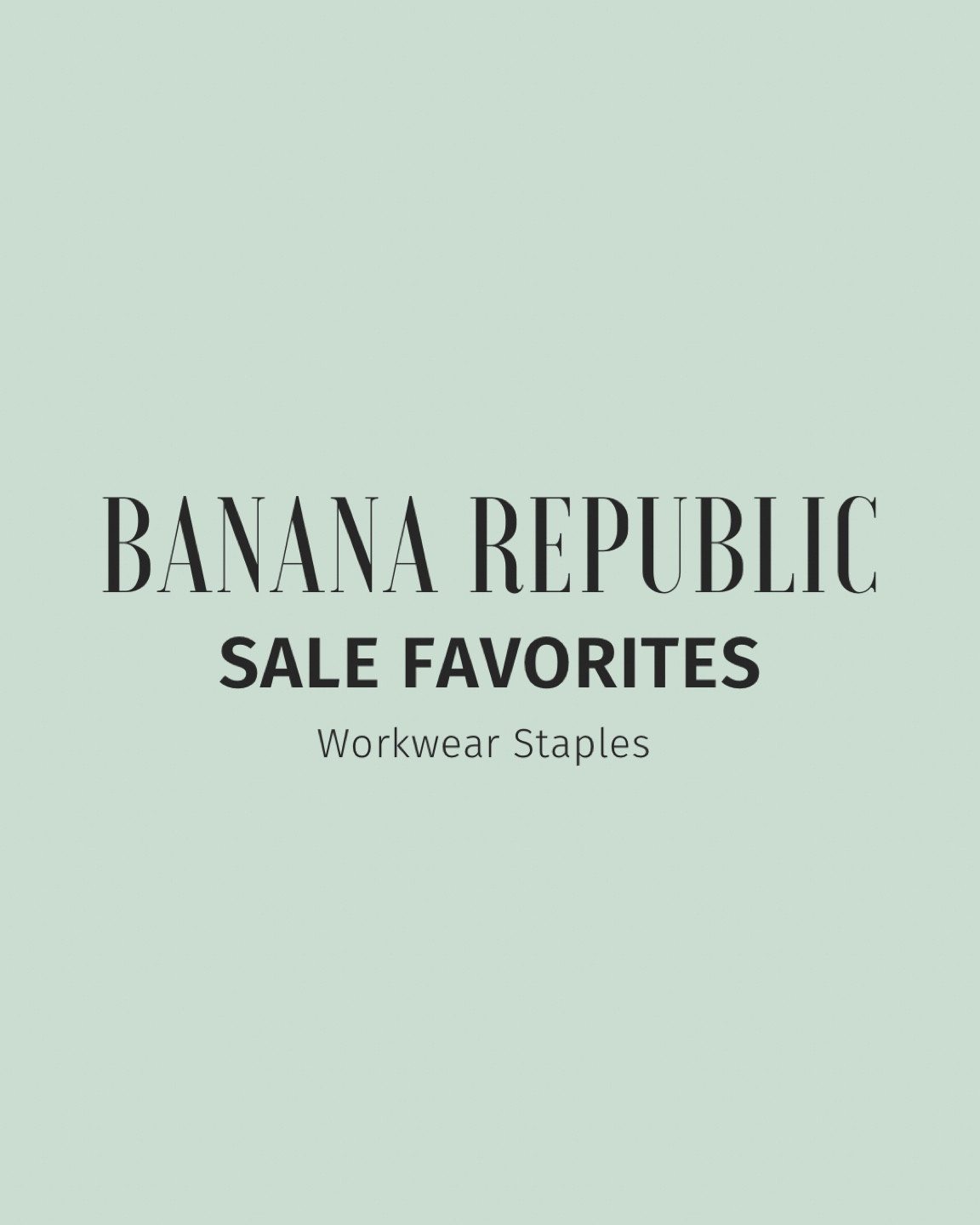 My favorite workwear capsule pieces from the Banana Republic Factory sale! Such good deals for core pieces 

#LTKunder50 #LTKworkwear #LTKstyletip