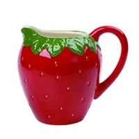 Transpac Ceramic 8.5 In. Red Spring Strawberry Pitcher | Wayfair North America