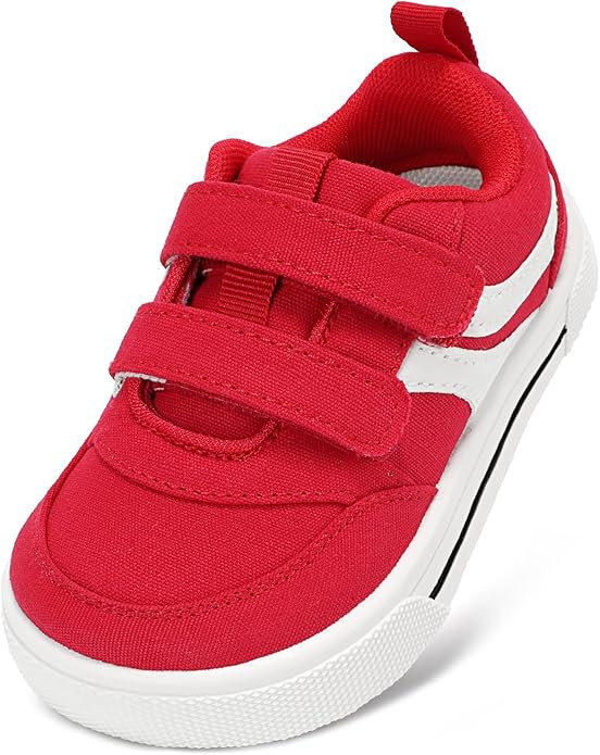 STQ KIDS Toddler Classic Retro Wide Toe Box Sneakers Boys Girls Walking Tennis Shoes Comfort Firs... | Amazon (US)