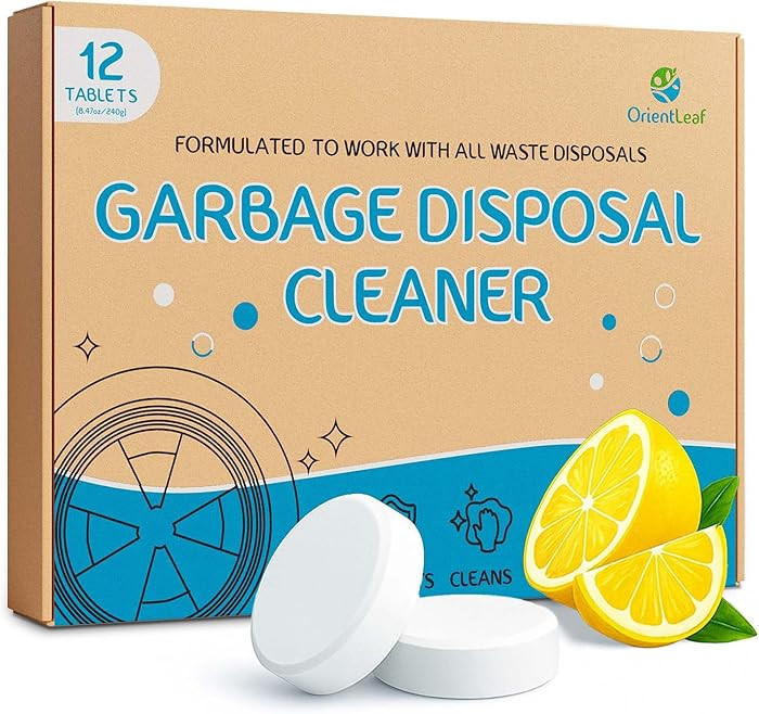 Garbage Disposal Cleaner and Deodorizer Tablets 20g 1 Year Supply Sink Cleaner, Prevents Odors, N... | Amazon (US)