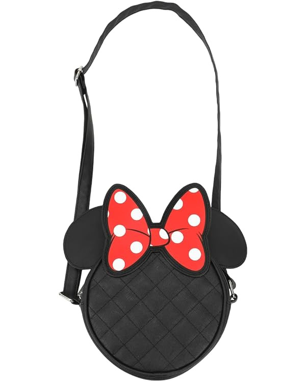 Minnie Mouse Ears 18 Cm Quilted PU Crossbody Bag | Amazon (US)