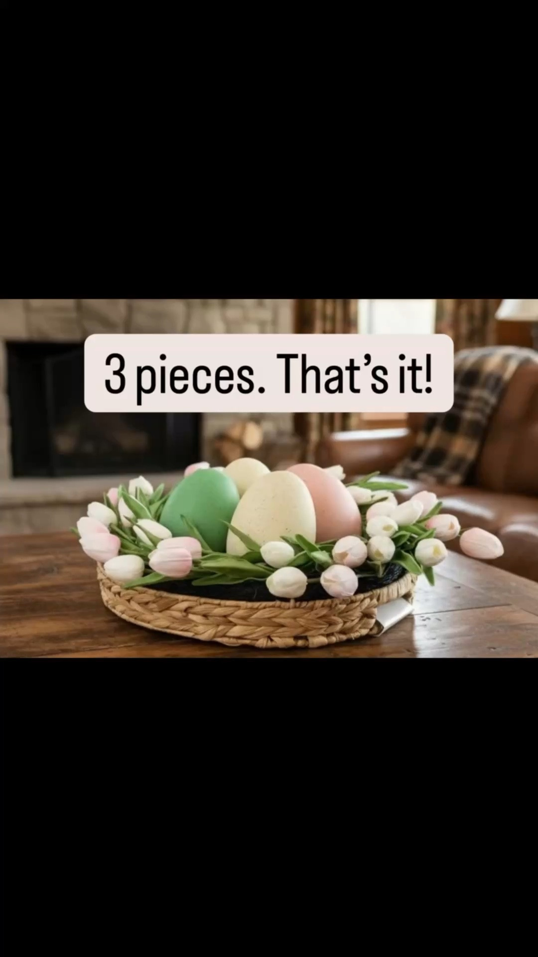 Easter decor ✨ simple home styling
Sharing the easiest 3-piece setup that instantly makes your space feel put together for Easter. @walmart brings all the good spring vibess

#LTKSeasonal #LTKHome #LTKdayinmylife