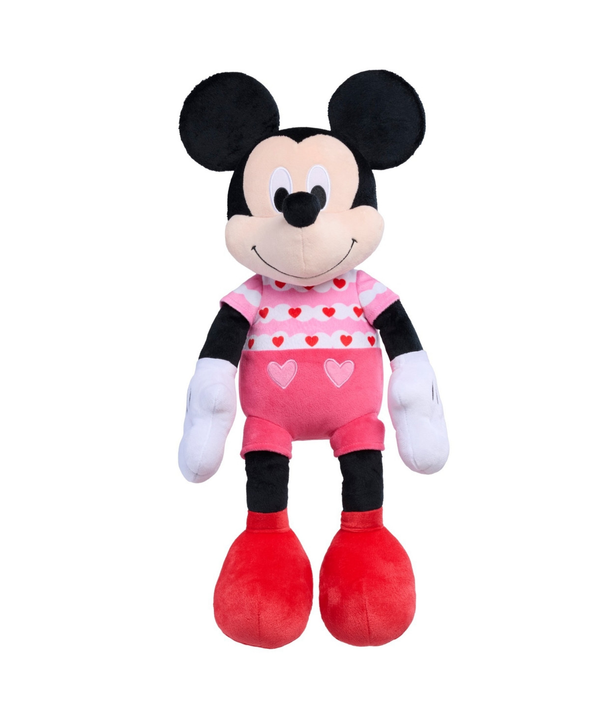 Disney Valentine's Mickey Mouse Large Plush Toy - Multi | Macy's