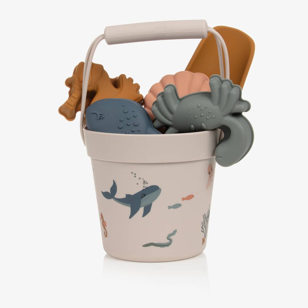 Beige Bucket & Spade Set (17cm) | Childrensalon