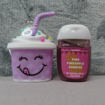 Bath Body Works PURPLE MILKSHAKE Pocketbac Holder & Gel Set 2 Drink Cup NWT | eBay US