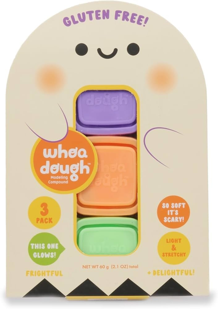 Chuckle & Roar - Halloween Ghost Whoa Dough - Tactile Fun for Preschoolers - Easy Clean, No Mess ... | Amazon (US)