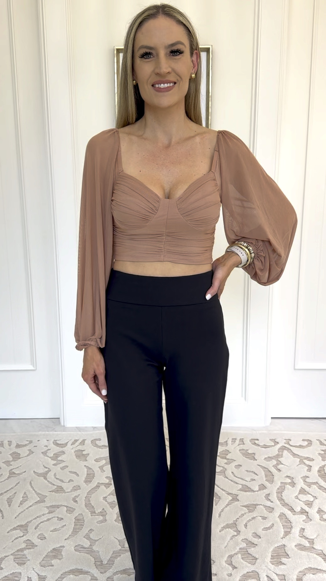 ✨ Holiday Outfit ✨

This top comes in multiple colors. You have to search by the name because each listing doesn’t connect to each color on this particular site. This blush shade is nice for winter, Valentine’s Day, and spring! 

#everypiecefits

Must have pants
Holiday outfit idea
Christmas outfit idea
Valentine’s Day outfit 
Spring outfit 
These pants are a MUST have. Comfortable and flattering. 

#LTKSeasonal #LTKover40 #LTKVideo