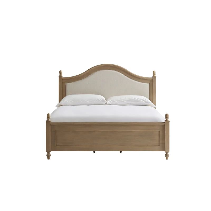 Penelope Solid Wood and Upholstered Low Profile Standard Bed | Wayfair North America