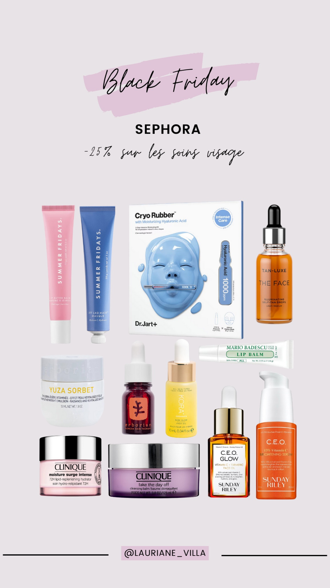 BLACK FRIDAY 2024 SEPHORA -25% sur les soins visage 

#LTKfrance #LTKbeauty #LTKCyberWeek