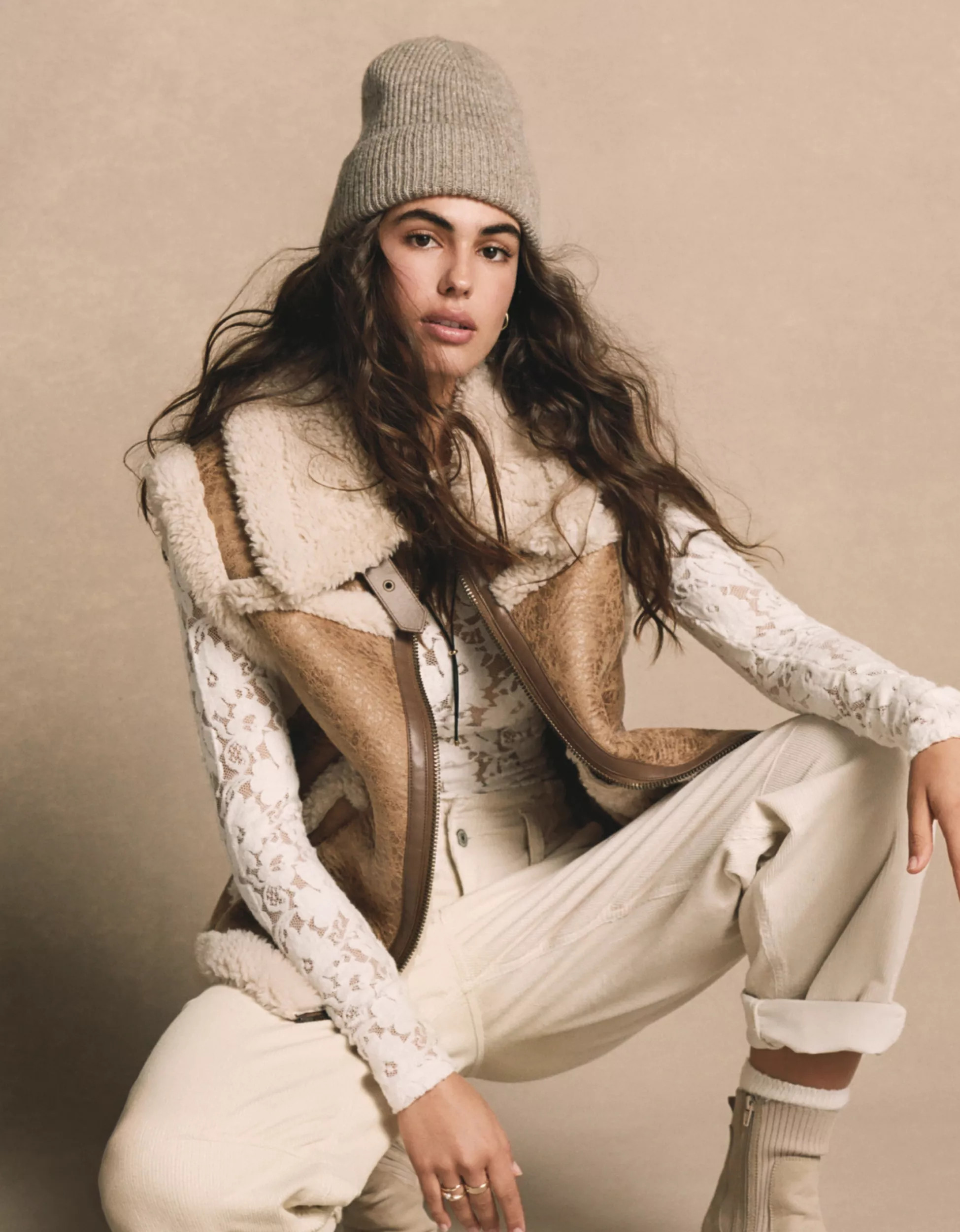 AE Shearling Vest | American Eagle Outfitters (US & CA)