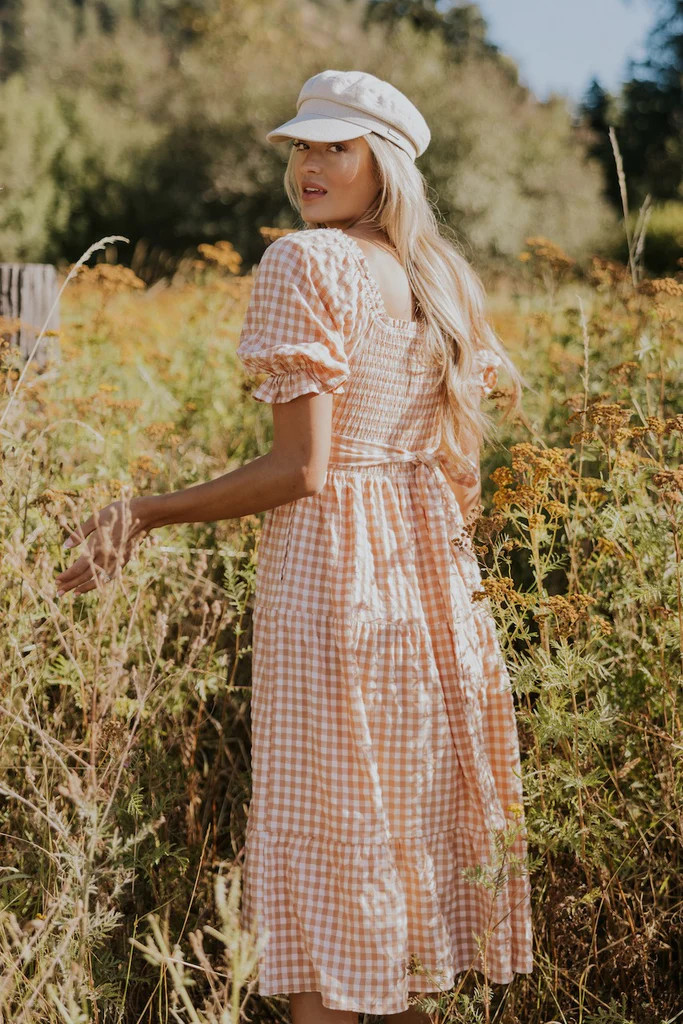 Sweet Heart Gingham Dress | Roolee