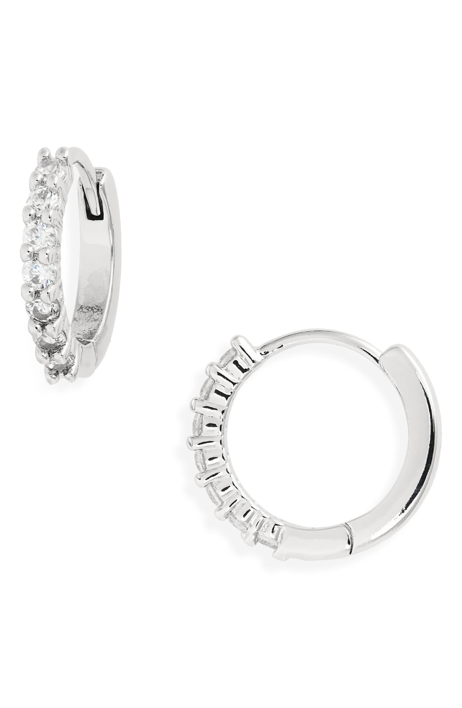 Crystal Huggie Hoop Earrings | Nordstrom