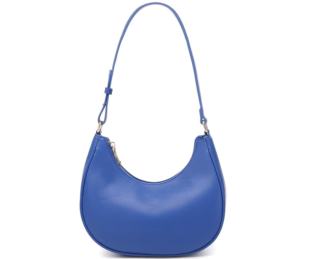 Crescent Shoulder Bags for Women Cute Hobo Tote Handbag Under the Arm Purses Mini Clutch Purse wi... | Amazon (US)