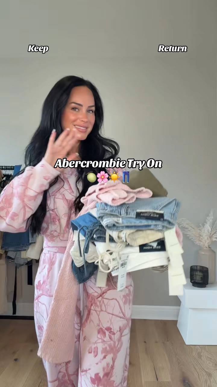 Abercrombie spring try on haul ✨ keep or return ?! 🛒 I will have these on my LTK

My sizing 5’7, 145lbs, 32dd
