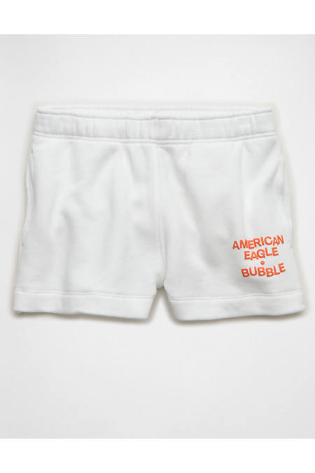 AE x Bubble Fleece Short Women's Chalk XL | American Eagle Outfitters (US & CA)