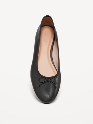 Faux Leather Ballet Flat | Old Navy (US)