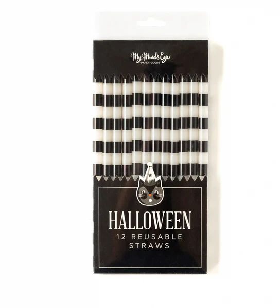 Halloween Reusable Straws | Waiting On Martha