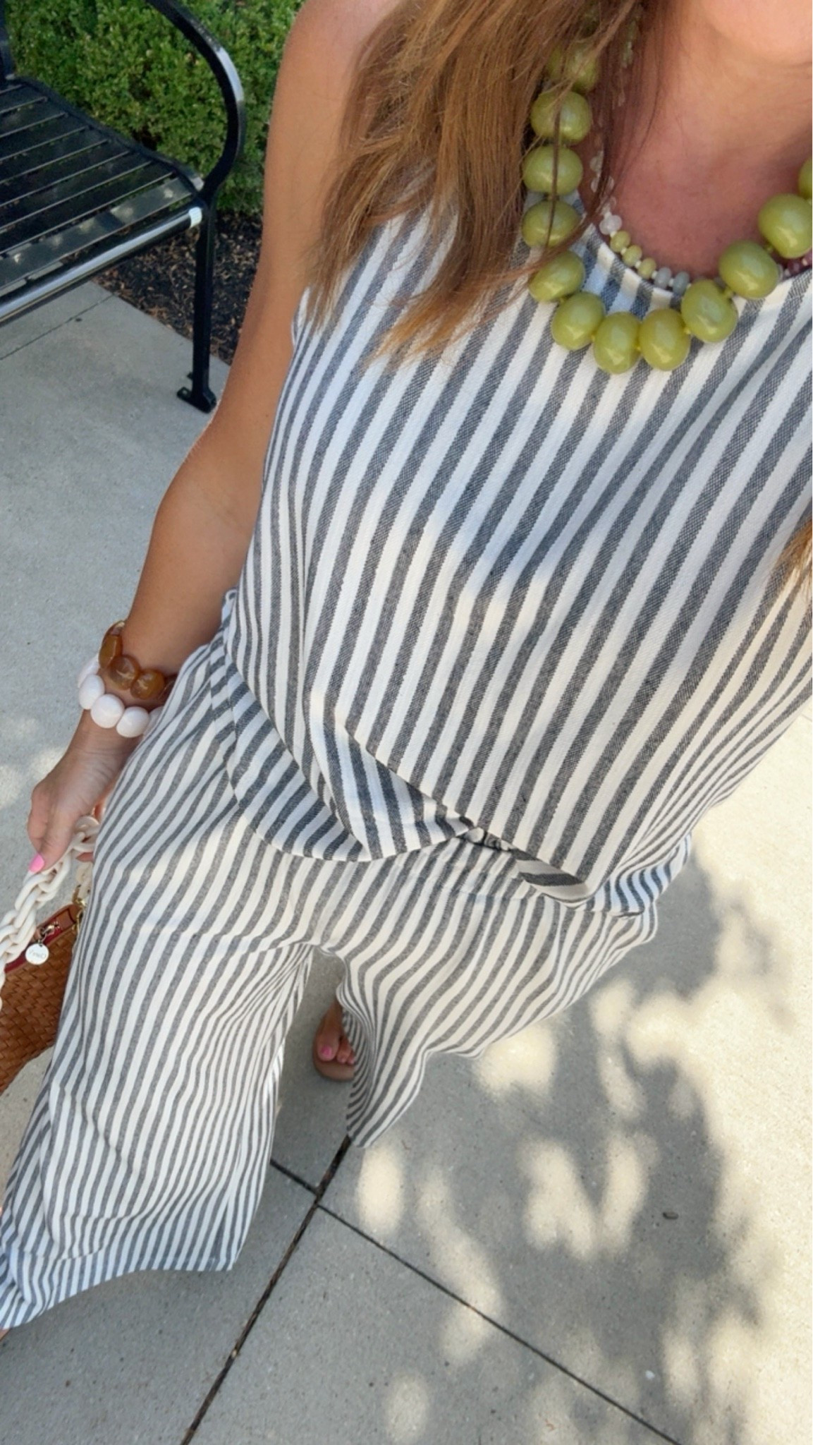 Fun stripes today 
XS in both. 
All accessories linked.

#LTKootd #LTKmomlife #LTKSeasonal