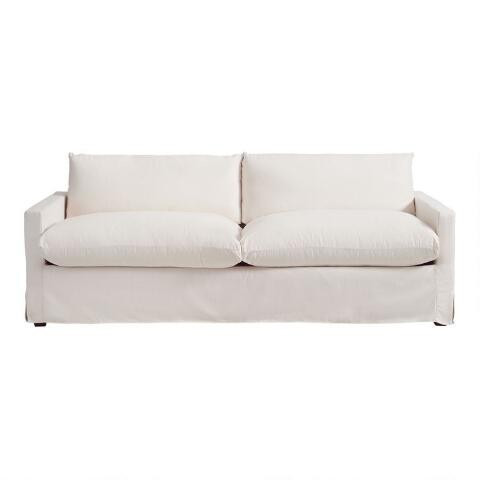 Brynn Feather Filled Sofa | World Market