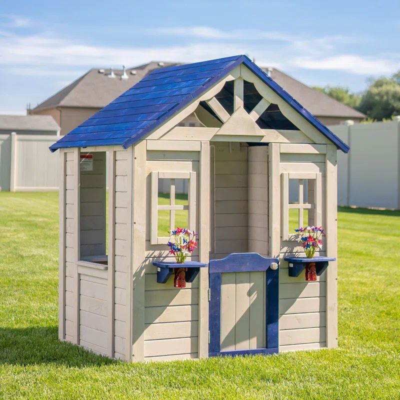 Sunny 3' x 3' Indoor/Outdoor Use Solid Wood Playhouse (Wayfair Exclusive) | Wayfair North America
