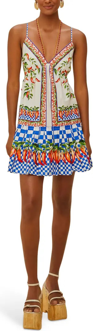 FARM Rio Picnic Peppers Ainika Organic Cotton Minidress | Nordstromrack | Nordstrom Rack
