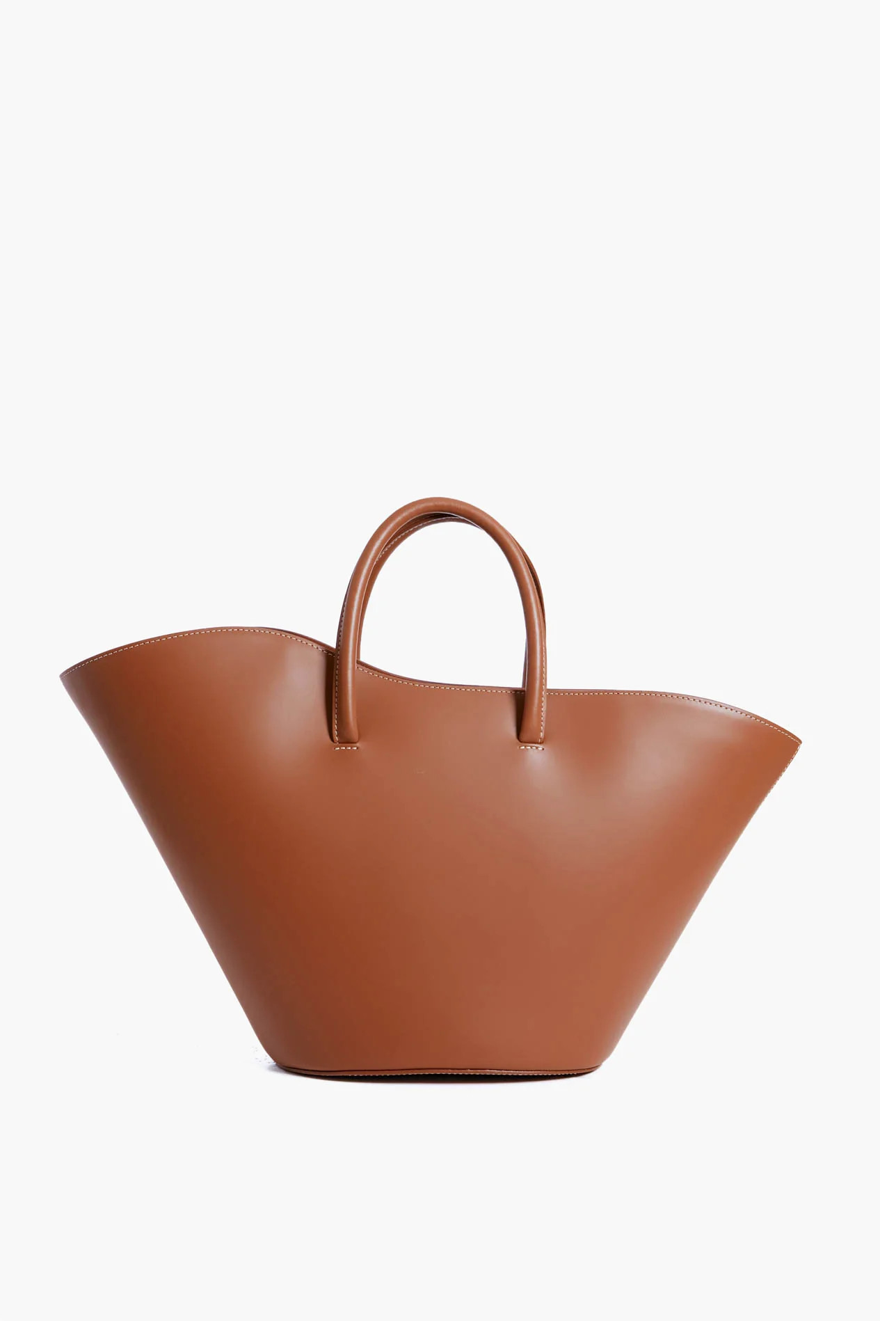 Caramel Open Tulip Tote Medium | Tuckernuck (US)