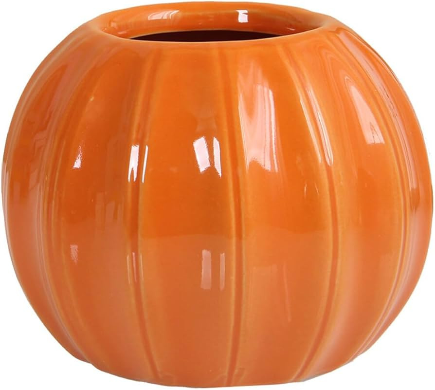 Yardwe Ceramic Flower Vase Thanksgiving Pumpkin Shaped Planter Pot Halloween Dried Flower Vase Fl... | Amazon (US)