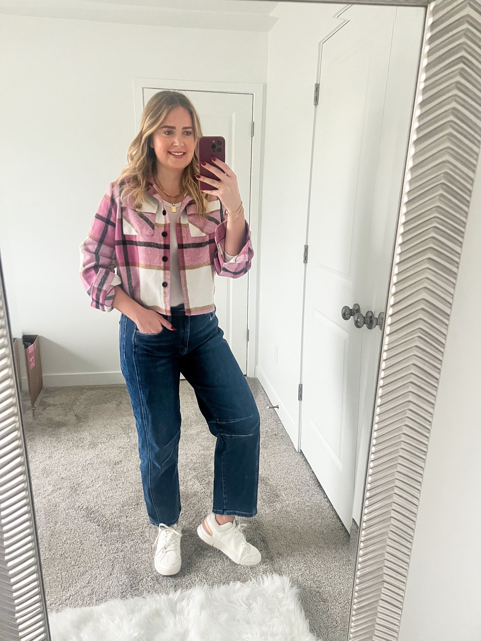 OOTD for Wicked Part 2 💚✨ Apparently I’m team Glenda because I showed up in this Amazon shacket 😂 Paired with my On Cloud tennis shoes and barrel jeans for the perfect comfy-cute look.

#LTKootd #LTKCyberWeek #LTKFindsUnder50