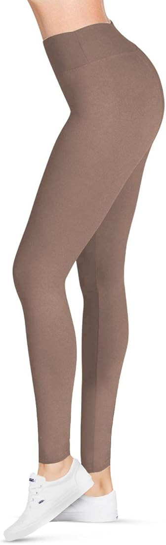 SATINA High Waisted Leggings for Women - Capri & Full Length Women's Leggings | Amazon (US)