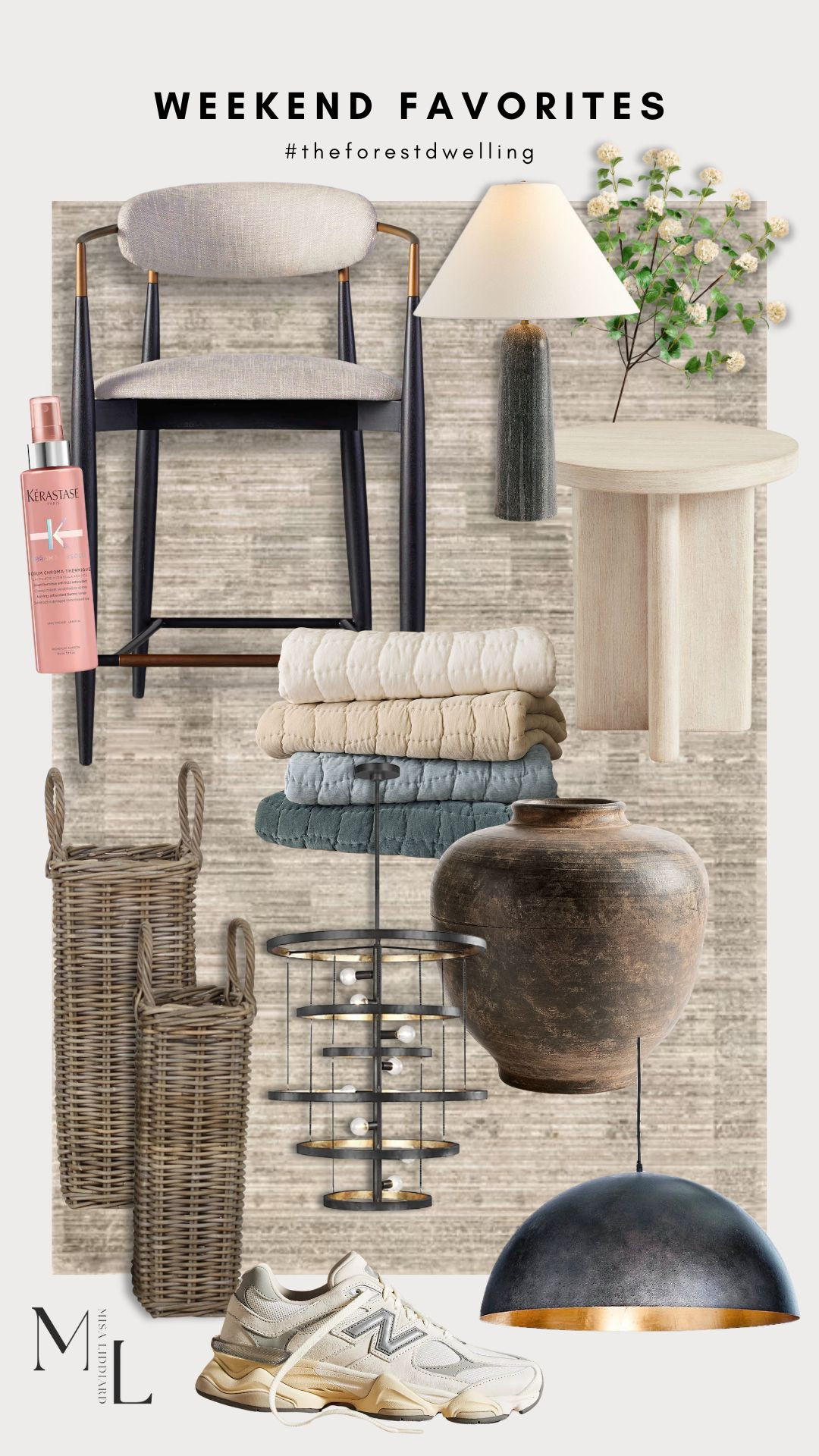 Sharing the favorites from the weekend! The Jagger stools are so good. We use ours daily and they have held up great over the years. These rattan baskets are the perfect shape. I use them to store throw blankets. The 9060 sneakers are super comfortable and look cute with leggings. 

 #LTKdayinmylife #LTKHome