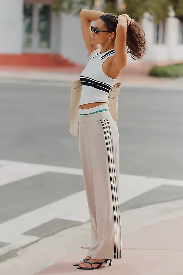 Sorrento Side-Stripe Track Pants | Anthropologie (US)