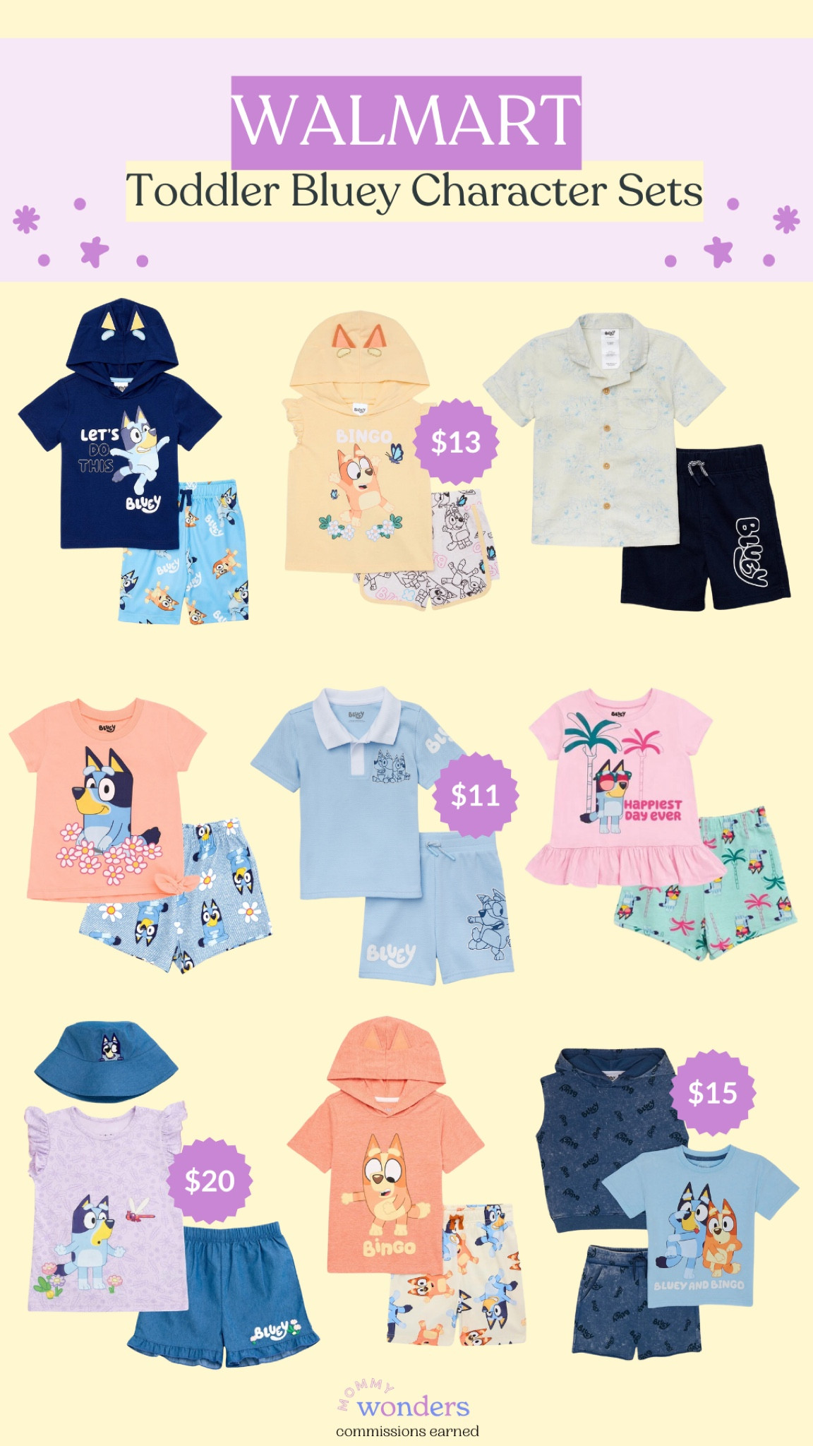 Loving these Bluey sets for toddlers at Walmart! They are cute for back to school outfits! 

#LTKKids #LTKStyleTip #LTKBacktoSchool