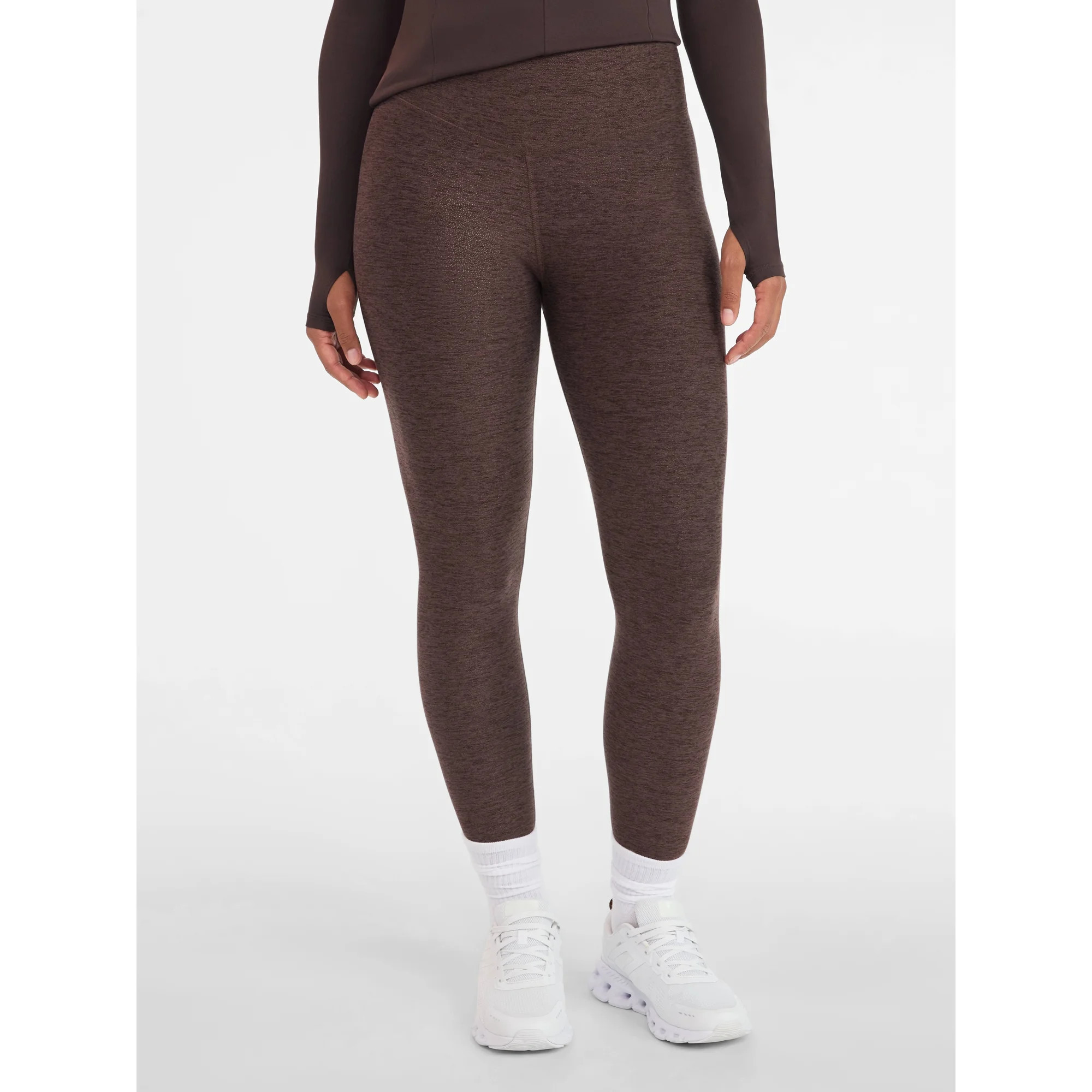 Avia Women's and Women’ Plus Foil Leggings, 7/8 Length, 25" Inseam, Sizes XS-4X | Walmart (US)