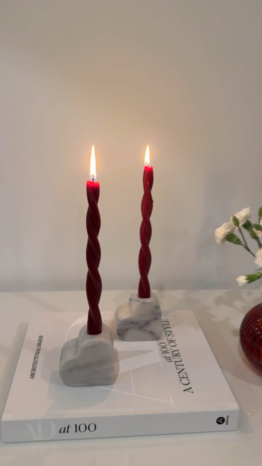 Style my dining room console table with me for Valentine’s Day🍷🕯️🌹💌

#LTKselfcare #LTKValentine #LTKHome