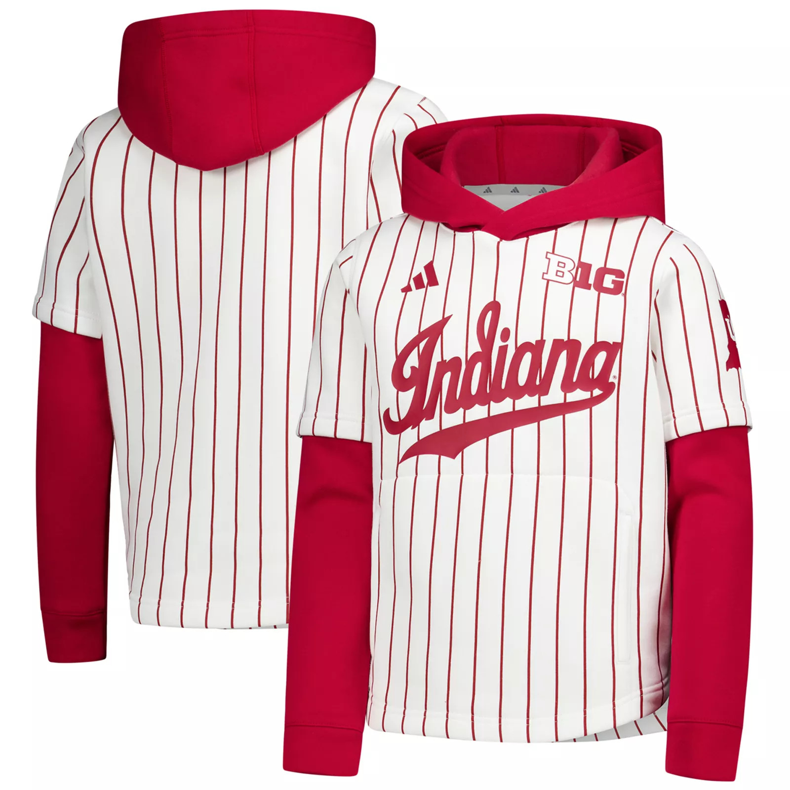 Youth adidas White Indiana Hoosiers Vintage Jersey Hoodie, Kids Unisex, Size: Youth XL | Kohl's
